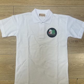 Marškinėliai polo Pique tr. rankovėmis 203-ALP/BALTA